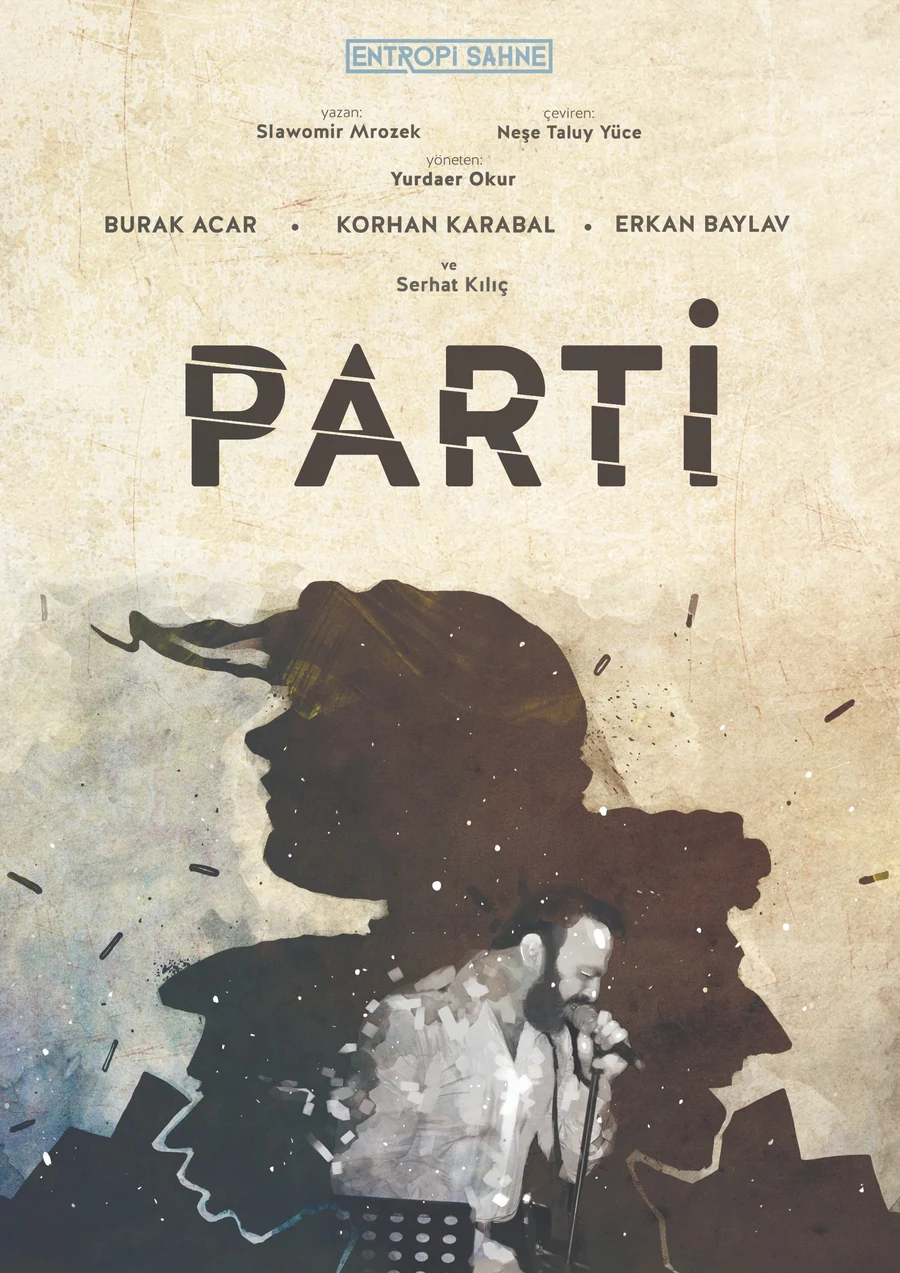 Parti tiyatro afişi