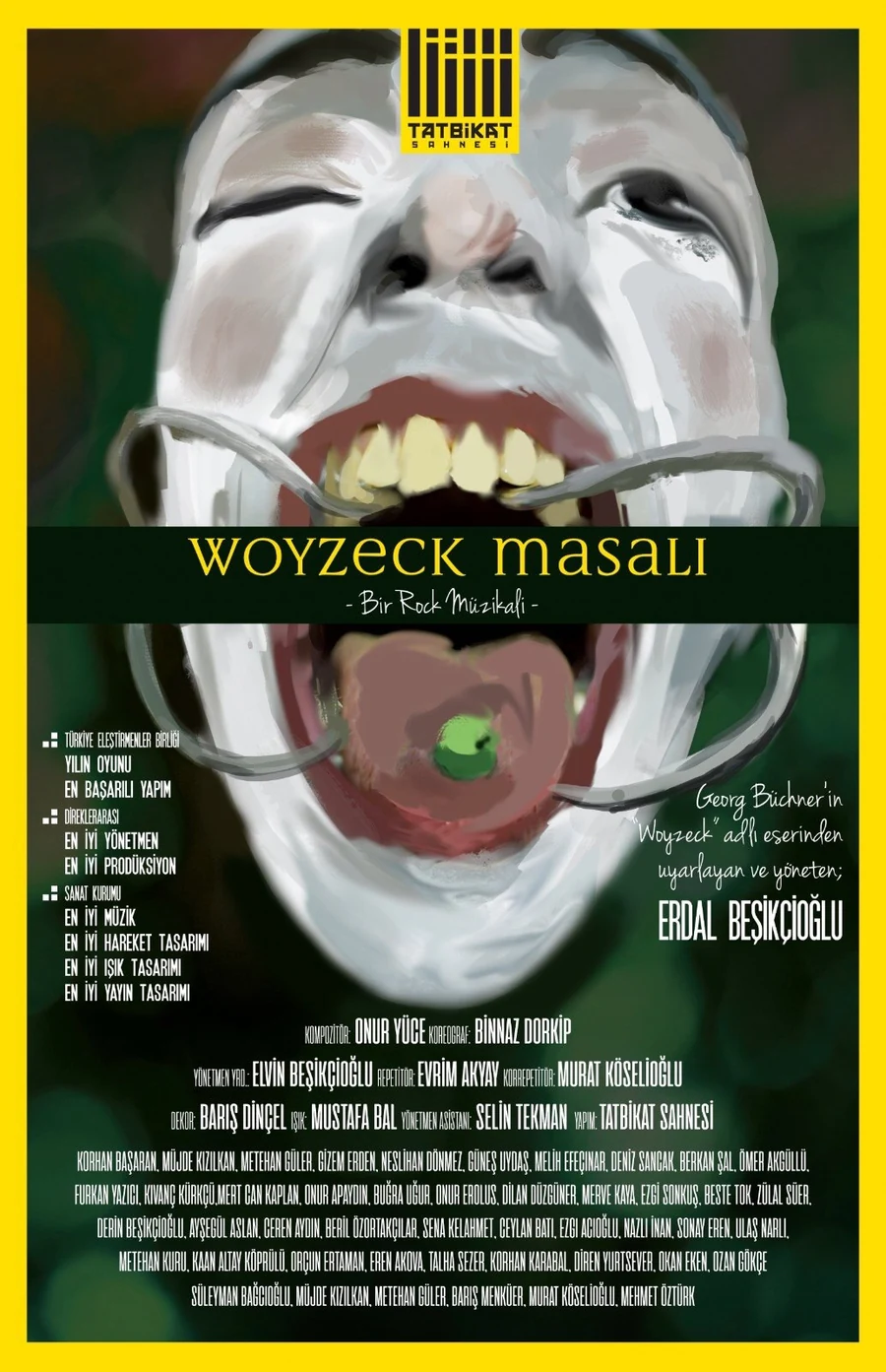Woyzeck Masalı tiyatro afişi